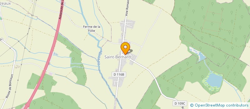 localisation de l'entreprise SCI SB2SR  SAINT-BERNARD