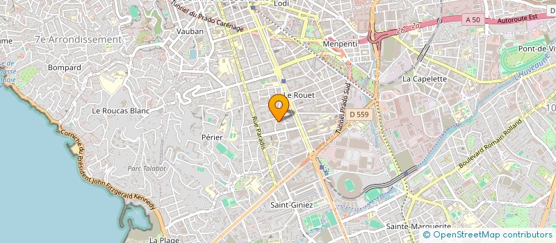 localisation de l'entreprise SCI SBA à MARSEILLE