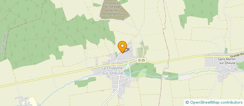 localisation de l'entreprise SCI SBC  LA CHAPELLE-SUR-OREUSE