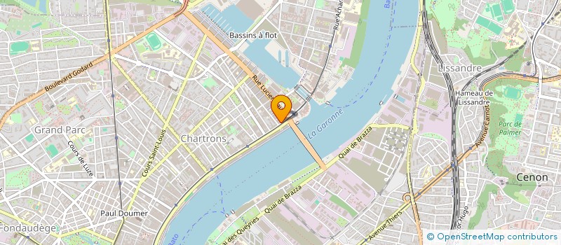 localisation de l'entreprise SCI SBCM  BORDEAUX