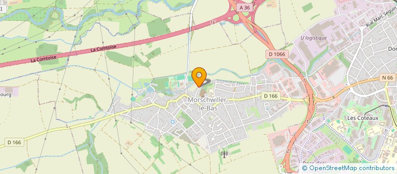 localisation de l'entreprise SCI SBD IMMO  MORSCHWILLER-LE-BAS