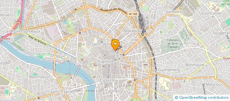 localisation de l'entreprise SCI SBDI à TOULOUSE
