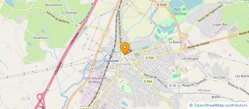 localisation de l'entreprise SCI SBE  SAINT-CIRQ