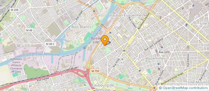 localisation de l'entreprise SCI SBFR à LILLE