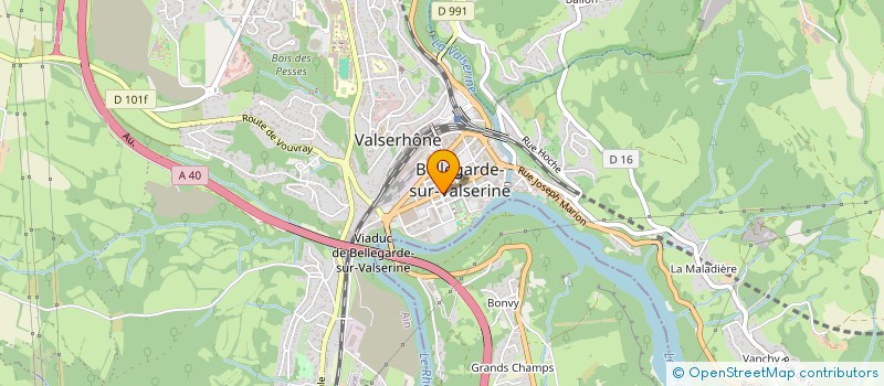 localisation de l'entreprise SCI SBG 74 à VALSERHONE