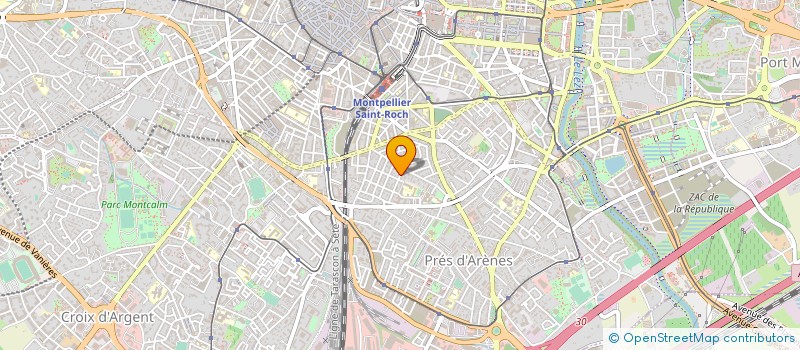 localisation de l'entreprise SCI SBGC à MONTPELLIER