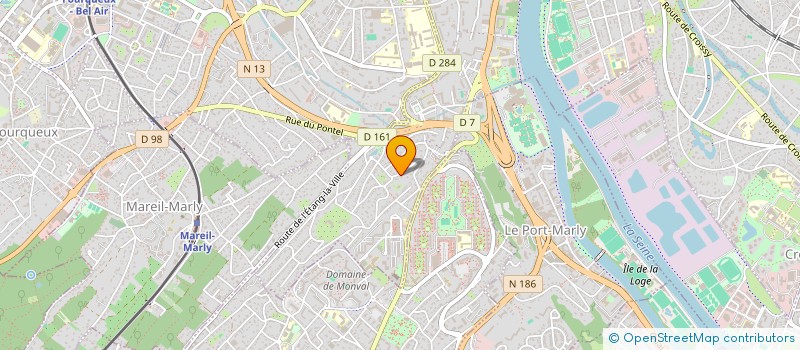 localisation de l'entreprise SCI SBINVEST  LE PECQ