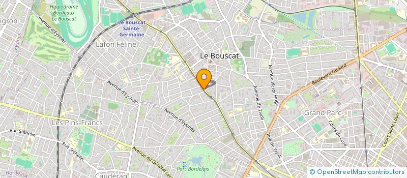 localisation de l'entreprise SCI SBL&CO  LE BOUSCAT