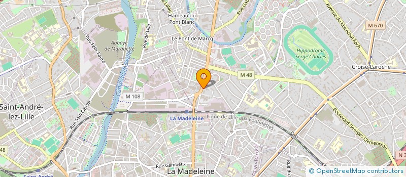 localisation de l'entreprise SCI SBL1 à MARCQ-EN-BARŒUL