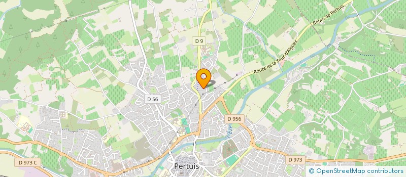 localisation de l'entreprise SCI SBLG  PERTUIS