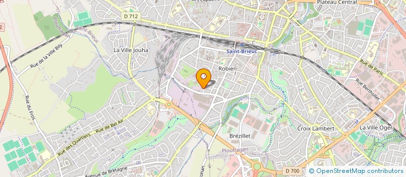 localisation de l'entreprise SCI SBLM 22  SAINT-BRIEUC