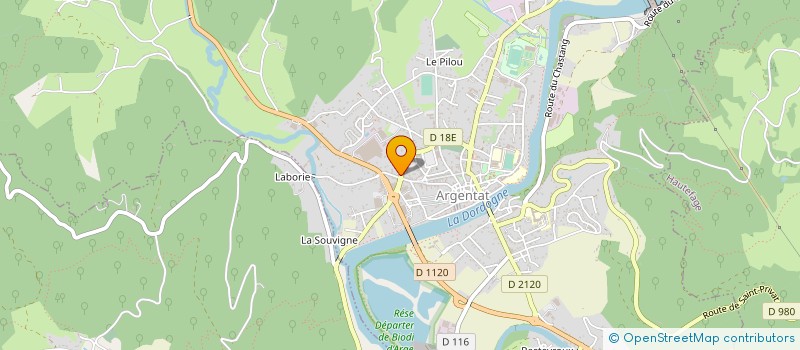 localisation de l'entreprise SCI SBLS à ARGENTAT-SUR-DORDOGNE