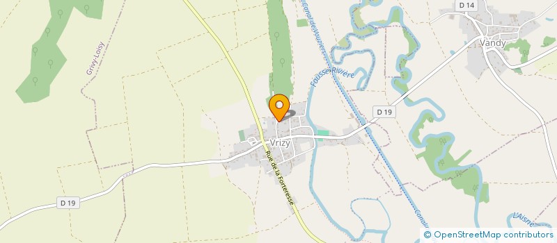 localisation de l'entreprise SCI SBLULU  VOUZIERS