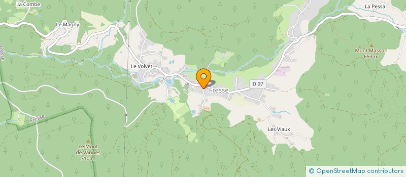 localisation de l'entreprise SCI SBM  FRESSE