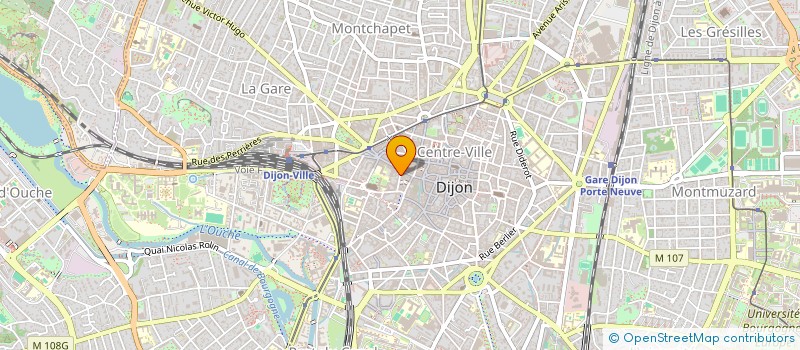 localisation de l'entreprise SCI SBM CHIRO à DIJON