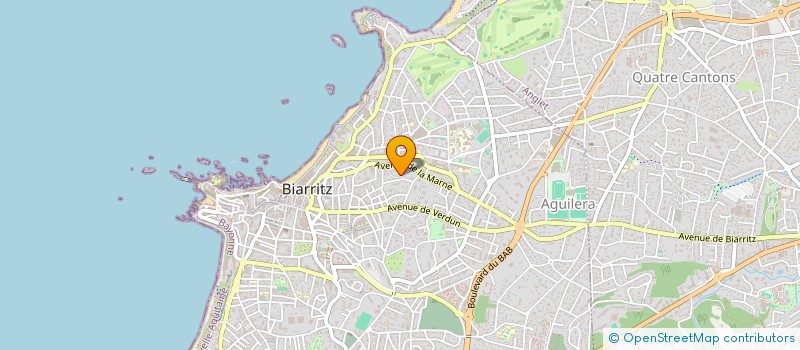 localisation de l'entreprise SCI SBMA à BIARRITZ