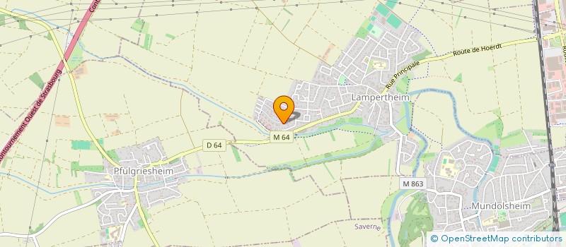 localisation de l'entreprise SCI SBN NEURO  LAMPERTHEIM