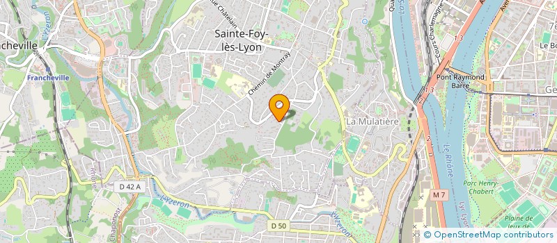 localisation de l'entreprise SCI SBPL  SAINTE-FOY-LES-LYON