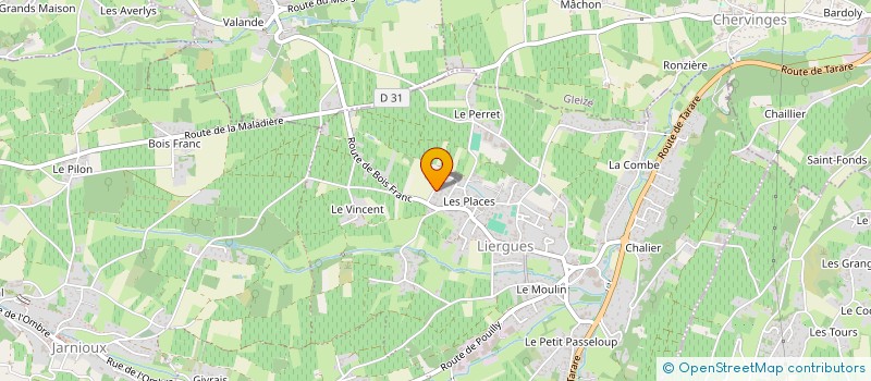 localisation de l'entreprise SCI SBR PATRIMOINE  PORTE DES PIERRES DOREES