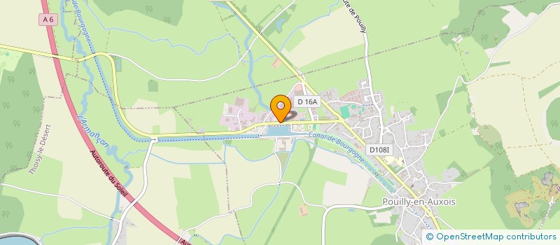 localisation de l'entreprise SCI SBRP  POUILLY-EN-AUXOIS