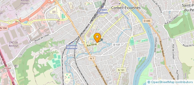 localisation de l'entreprise SCI SBRZ à CORBEIL-ESSONNES