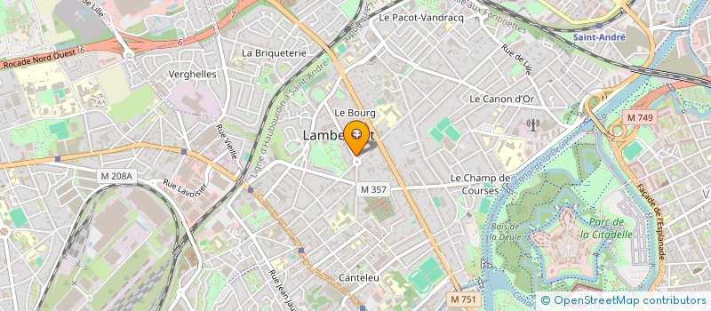 localisation de l'entreprise SCI SBT à LAMBERSART