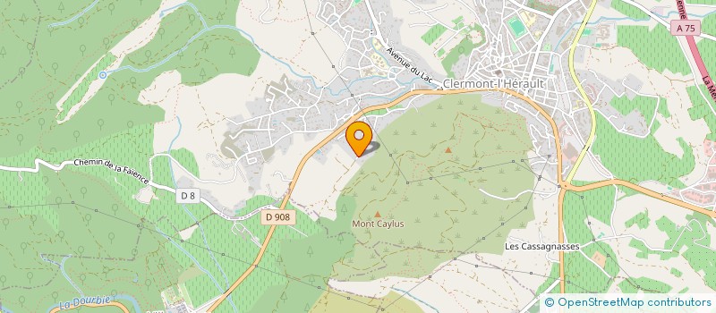 localisation de l'entreprise SCI SBTR  CLERMONT-L'HERAULT