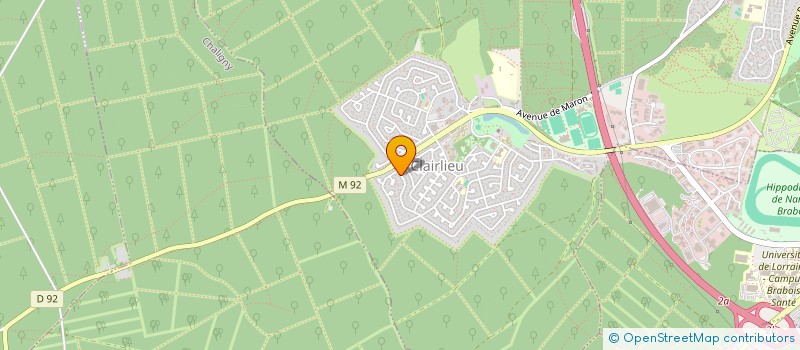 localisation de l'entreprise SCI SBVA à VILLERS-LES-NANCY