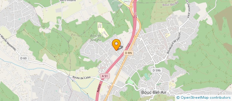 localisation de l'entreprise SCI SC à BOUC-BEL-AIR