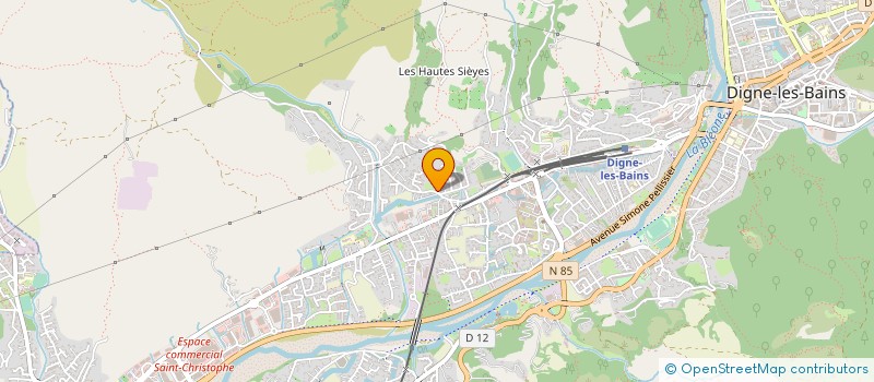 localisation de l'entreprise SCI SC LA FENIERE à DIGNE-LES-BAINS