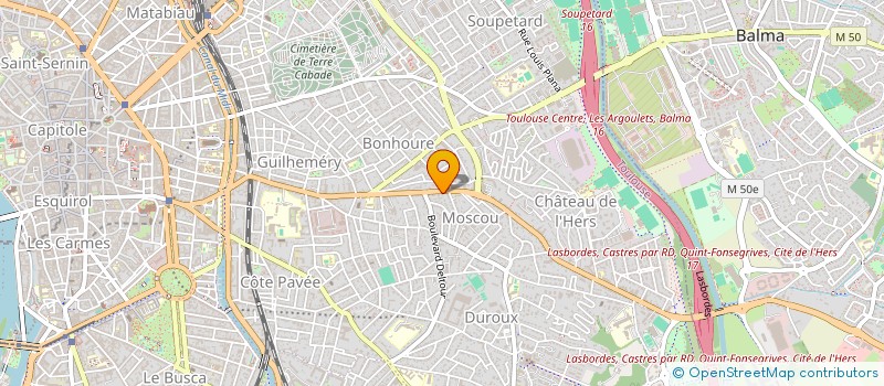localisation de l'entreprise SCI SC07 à TOULOUSE