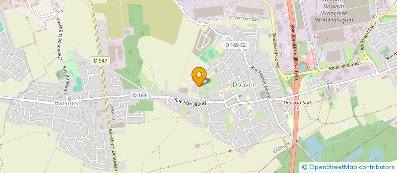 localisation de l'entreprise SCI SC2F  DOUVRIN