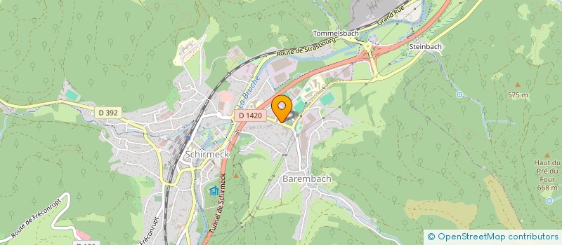 localisation de l'entreprise SCI SC2M  BAREMBACH