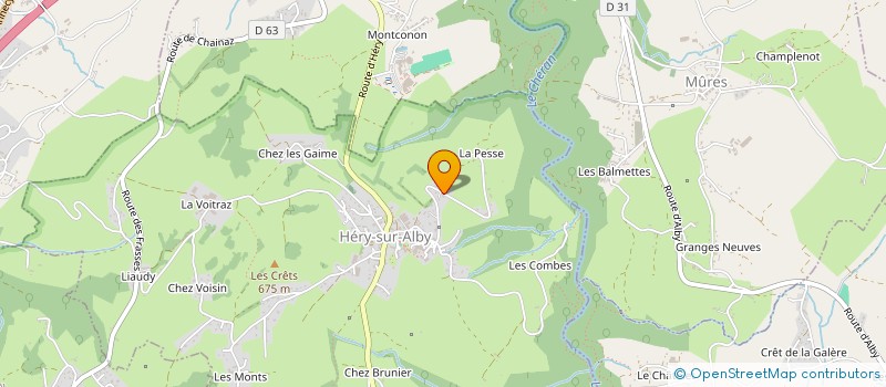 localisation de l'entreprise SCI SC2M  HERY-SUR-ALBY