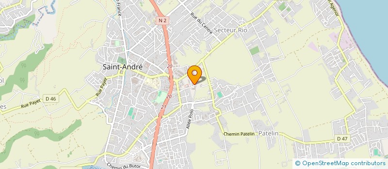 localisation de l'entreprise SCI SC2M à SAINT-ANDRE
