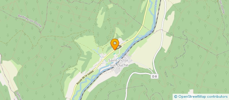 localisation de l'entreprise SCI SCA  SAINT-VICTOR-SUR-OUCHE