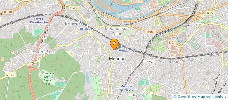 localisation de l'entreprise SCI SCAA à MEUDON