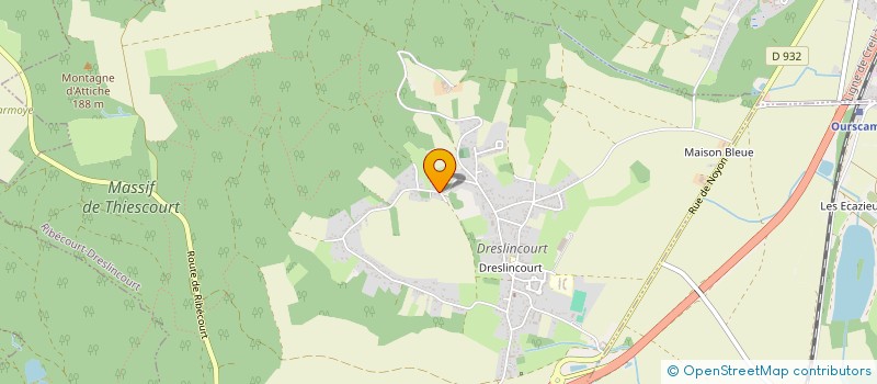 localisation de l'entreprise SCI SCAB  RIBECOURT-DRESLINCOURT