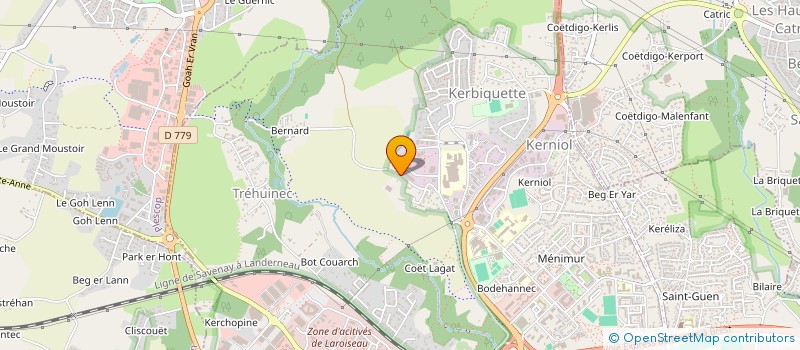 localisation de l'entreprise SCI SCABA à VANNES