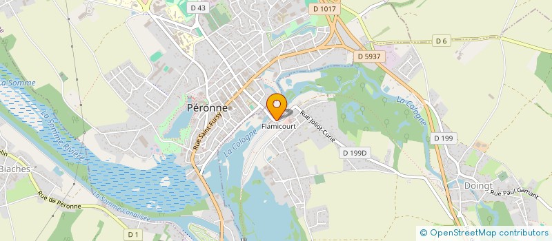 localisation de l'entreprise SCI SCABE à PERONNE