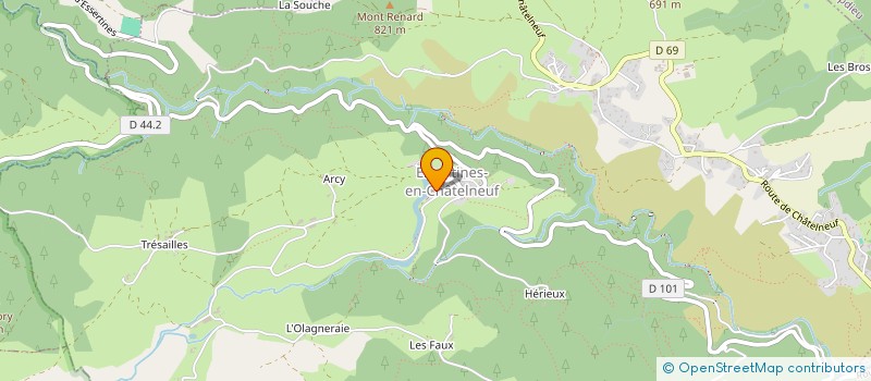 localisation de l'entreprise SCI SCAE IMMOBILIER  ESSERTINES-EN-CHATELNEUF