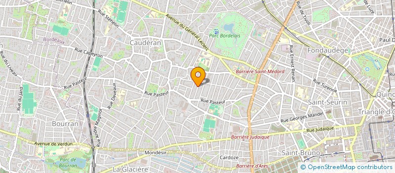 localisation de l'entreprise SCI SCAF  BORDEAUX