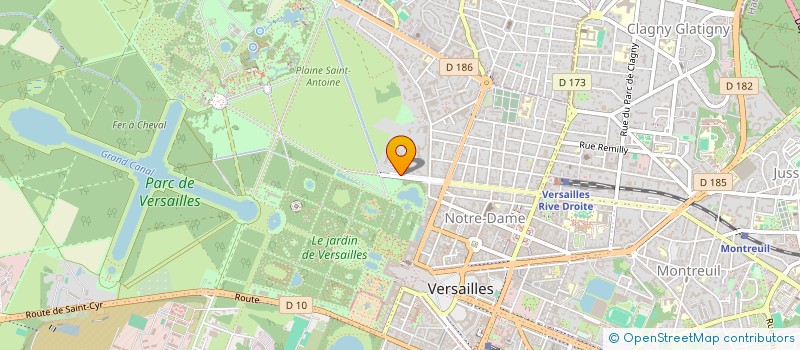 localisation de l'entreprise SCI SCAFULONE à VERSAILLES