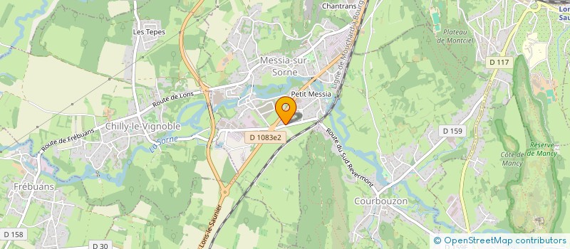 localisation de l'entreprise SCI SCAGLIETTI  MESSIA-SUR-SORNE