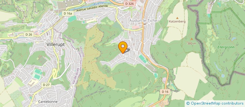 localisation de l'entreprise SCI SCAINE à AUDUN-LE-TICHE