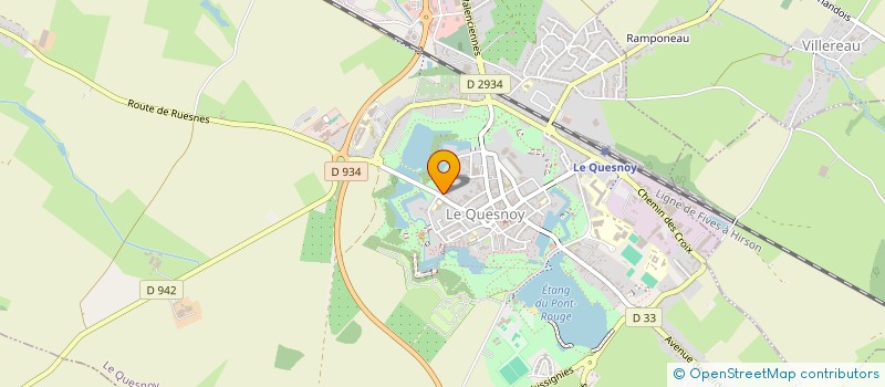 localisation de l'entreprise SCI SCAJ  LE QUESNOY