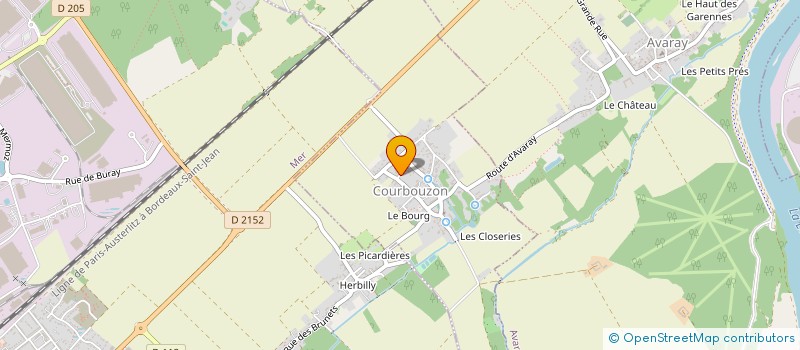 localisation de l'entreprise SCI SCAL  COURBOUZON