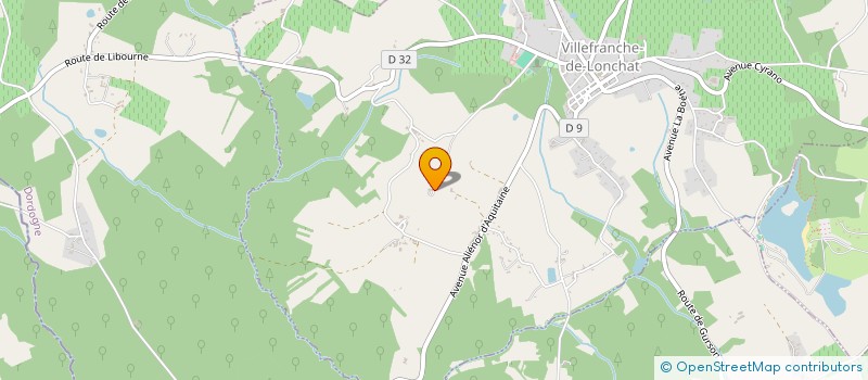 localisation de l'entreprise SCI SCALA  VILLEFRANCHE-DE-LONCHAT