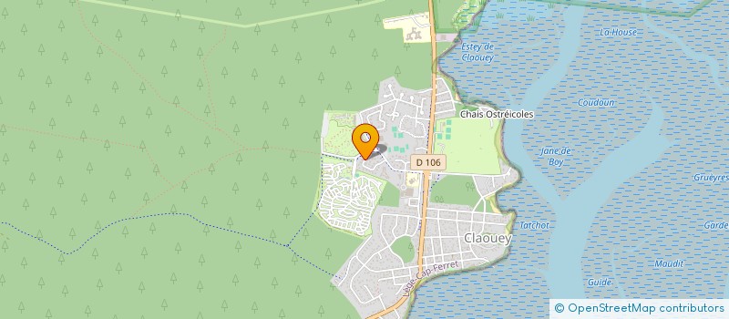 localisation de l'entreprise SCI SCALA à LEGE-CAP-FERRET