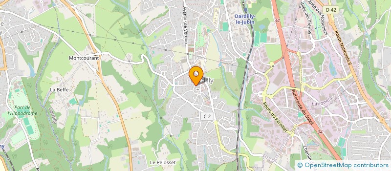 localisation de l'entreprise SCI SCALA MARIE  DARDILLY